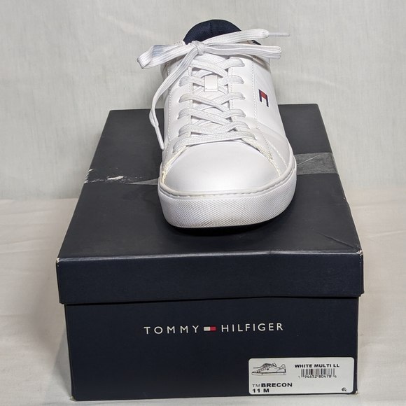 NEW Tommy Hilfiger Mens Brecon Classic Sneaker Sz 11 white - Picture 4 of 11